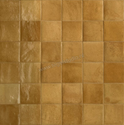  Ragno Melange Kaki 10x10 cm Decor Glanzend Gestructureerd Naturale R8G1 | 334881