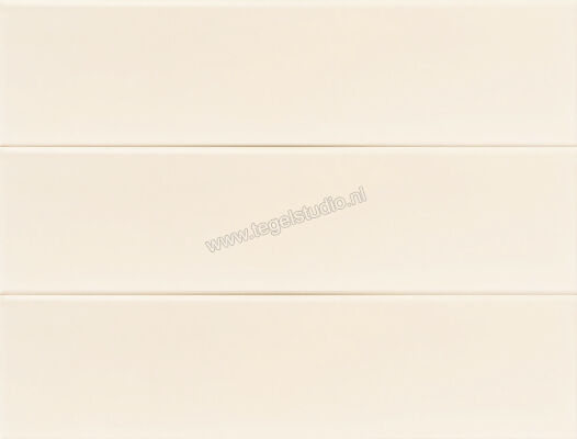 Topcollection Flow Bone 10x40 cm Decor Mat Vlak FL1040BO | 336165