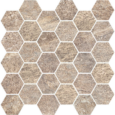  Villeroy & Boch Montagne Taupe 5.4x6.2 cm Mozaiek Mat Gestructureerd VilbostonePlus 2040 RC20 8 | 339368