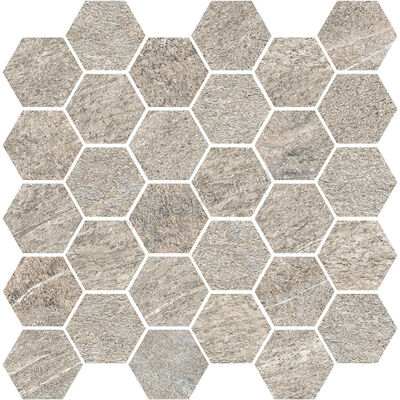  Villeroy & Boch Montagne Silver warm 5.4x6.2 cm Mozaiek Mat Gestructureerd VilbostonePlus 2040 RC70 8 | 339374