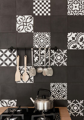  Ragno Contrasti Antracite 20x20 cm Decor Mat Vlak Naturale R7HU | 339902