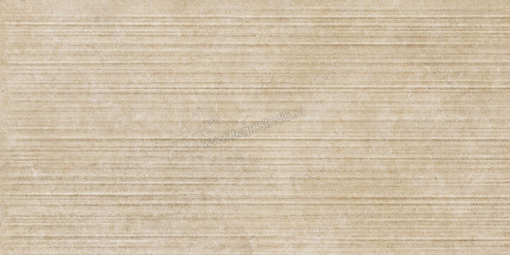  Ragno Realstone_Argent Miele 60x120 cm Wandtegel Linee 3D Mat Gestructureerd Naturale R9MG | 341141
