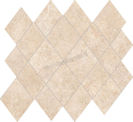  Ragno Realstone_Argent Sabbia 32.3x35.3 cm Mozaiek Rombi Mat Vlak Naturale R9XL | 341201