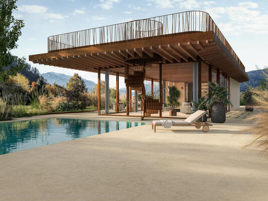  Atlas Concorde Boost Icor Outdoor Dune 120x120x2 cm Terrastegel Mat Vlak Naturale AYCI | 344225