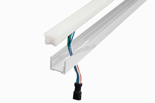 Schlüter Systems LIPROTEC-LLP LED-module, lichtstreep aluminium L=2 m RGB - wit Sterkte: 17 mm Lengte: 2 m LLP2017AE9/200 | 344585
