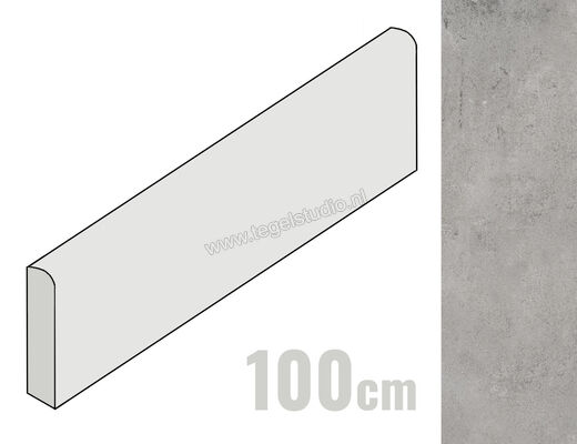  Ragno Clayton Iron 7x100 cm Plint Mat Vlak Naturale RAQJ | 344615