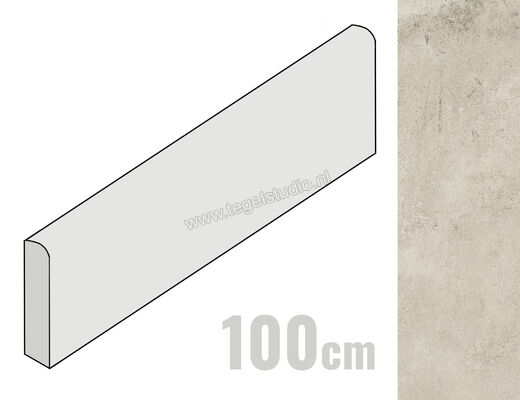  Ragno Clayton Nude 7x100 cm Plint Mat Vlak Naturale RAQH | 344618