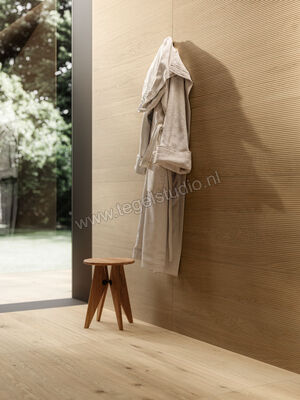  Atlas Concorde Log Moon Oak 50x120 cm Wandtegel 3D Pleat Mat Vlak Naturale AX2A | 344969