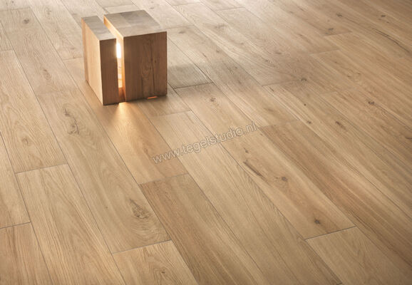  Atlas Concorde Log Icon Oak Forest 18.5x150 cm Vloertegel / Wandtegel Mat Vlak Naturale AX3L | 345008