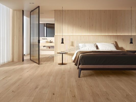  Atlas Concorde Log Bright Oak Forest 20x120 cm Vloertegel / Wandtegel Mat Vlak Naturale AX3D | 345044