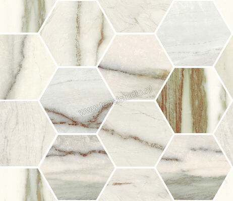  Sant Agostino Star Marble Emerald 30x34.5 cm Decor Maxi Class Krystal Glanzend Vlak Krystal CSAMCMEK34 | 345590