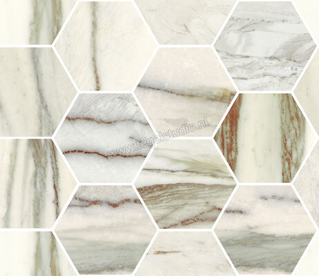  Sant Agostino Star Marble Emerald 30x34.5 cm Decor Maxi Class Krystal Glanzend Vlak Krystal CSAMCMEK34 | 345602