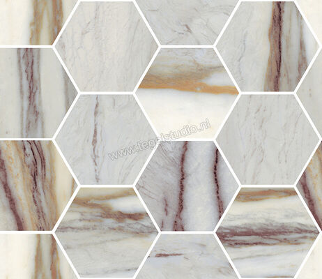  Sant Agostino Star Marble Indigo 30x34.5 cm Decor Maxi Class Krystal Glanzend Vlak Krystal CSAMCMNK34 | 345647