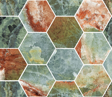  Sant Agostino Star Onyx Emerald 30x34.5 cm Decor Maxi Class Krystal Glanzend Vlak Krystal CSAMCOEK34 | 345701