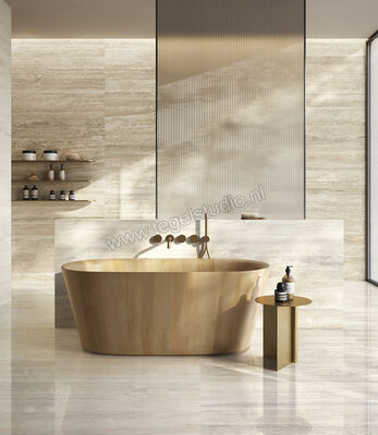  Sant Agostino Invictus Ivory 60x120 cm Vloertegel / Wandtegel Glanzend Vlak Krystal CSAINVIK12 | 345725