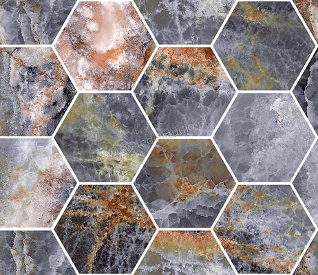  Sant Agostino Star Onyx Indigo 30x34.5 cm Decor Maxi Class Krystal Glanzend Vlak Krystal CSAMCONK34 | 345749