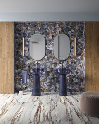  Sant Agostino Star Onyx Indigo 30x34.5 cm Decor Maxi Class Krystal Glanzend Vlak Krystal CSAMCONK34 | 345776