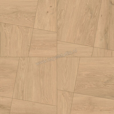  Atlas Concorde Log Icon Oak 120x120 cm Vloertegel / Wandtegel Modern Frame 1 Mat Vlak Naturale AX4N | 346478