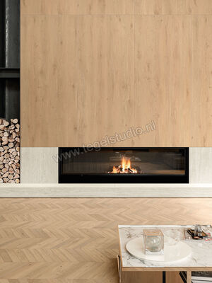  Atlas Concorde Log Icon Oak 7.5x45 cm Vloertegel / Wandtegel Chevron Mat Vlak Naturale AX4P | 346727