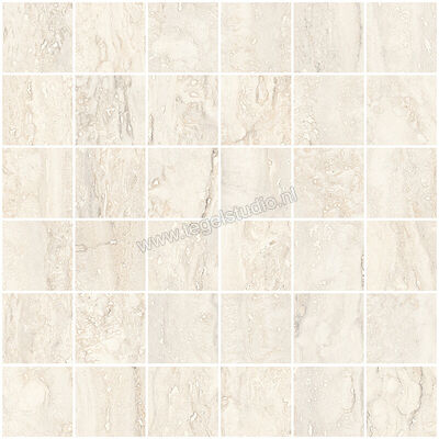  Sant Agostino Invictus Ivory 30x30 cm Mozaiek 5x5 Mat Vlak Natural CSAMINIV30 | 346943