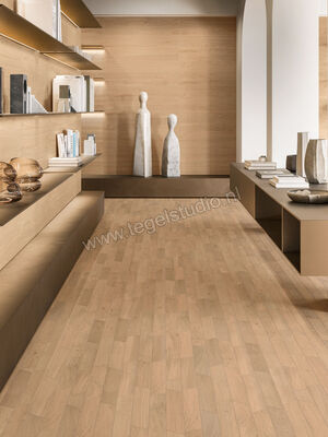  Atlas Concorde Log Deep Oak 7.5x45 cm Vloertegel / Wandtegel Chevron Mat Vlak Naturale AX4S | 346955