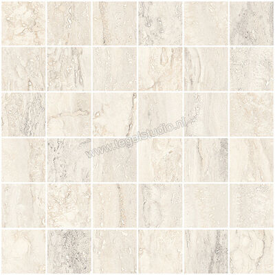  Sant Agostino Invictus Ivory 30x30 cm Mozaiek 5x5 Mat Vlak Natural CSAMINIV30 | 346958