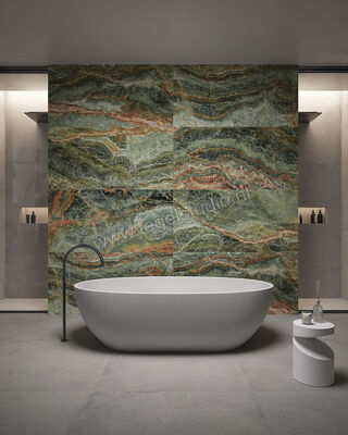  Sant Agostino Star Onyx Emerald 90x180 cm Vloertegel / Wandtegel Glanzend Vlak Krystal CSASOEMK18 | 347066