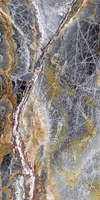  Sant Agostino Star Onyx Indigo 30x60 cm Vloertegel / Wandtegel Glanzend Vlak Krystal CSASOINK30 | 347195