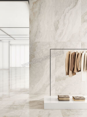  Sant Agostino Mystic Ivory 90x180 cm Vloertegel / Wandtegel Glanzend Vlak Krystal CSAMYIVK18 | 347534