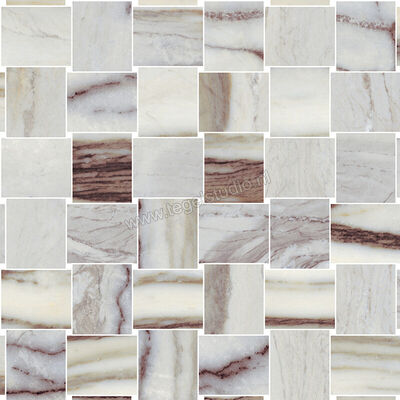  Sant Agostino Star Marble Indigo 30x30 cm Mozaiek Mat Vlak Naturale CSASTMIN30 | 347633