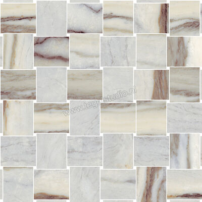  Sant Agostino Star Marble Indigo 30x30 cm Mozaiek Mat Vlak Naturale CSASTMIN30 | 347660