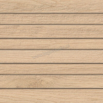  Atlas Concorde Log Bright Oak 18.5x120 cm Wandtegel Tatami 3D Mat Vlak Naturale AYCQ | 347828