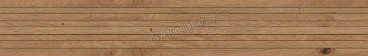  Atlas Concorde Log Deep Oak 18.5x120 cm Wandtegel Tatami 3D Mat Vlak Naturale AYCS | 347846