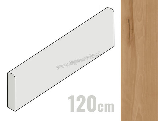  Atlas Concorde Log Cansei Fenice 7.2x120 cm Plint Mat Vlak Naturale AX70 | 349238