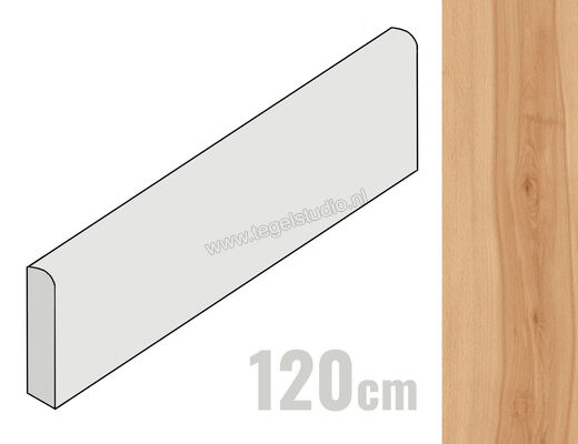  Atlas Concorde Log Cansei Murano 7.2x120 cm Plint Mat Vlak Naturale AX71 | 349241