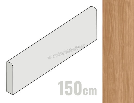  Atlas Concorde Log Cansei Darsena 7.2x150 cm Plint Mat Vlak Naturale AX77 | 349259