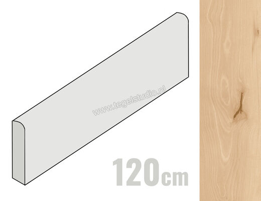  Atlas Concorde Log Cansei Rialto 7.2x120 cm Plint Mat Vlak Naturale AX7Z | 349265