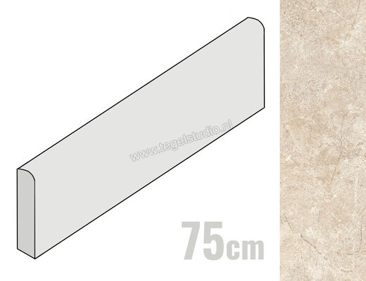  Ragno Realstone_Argent Sabbia 7x75 cm Plint Mat Vlak Naturale R9TN | 349580