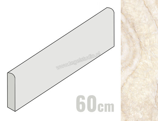  Emilceramica Tele Di Marmo Lumia Ivory Gioiello 7x60 cm Plint Mat Vlak Silktech ENCM | 353509