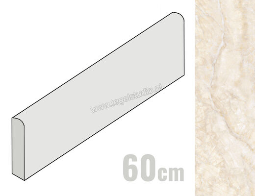  Emilceramica Tele Di Marmo Lumia Ivory Gioiello 7x60 cm Plint Glanzend Vlak Full Lappato ENCP | 353515