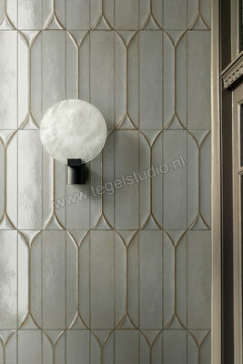  Marazzi Terramater Dune 9.1x37.5 cm Vloertegel / Wandtegel Glanzend Gestructureerd Lux MPLJ | 353551