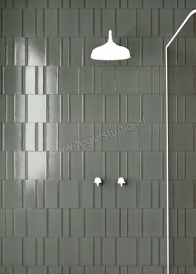  Marazzi Terramater Lichene 18.6x37.5 cm Wandtegel Struttura 3D Ritmo Glanzend Gestructureerd Lux MPM9 | 353596