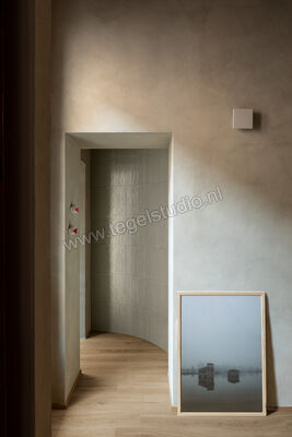  Marazzi Terramater Muschio 9.1x37.5 cm Vloertegel / Wandtegel Glanzend Gestructureerd Lux MPLK | 353599