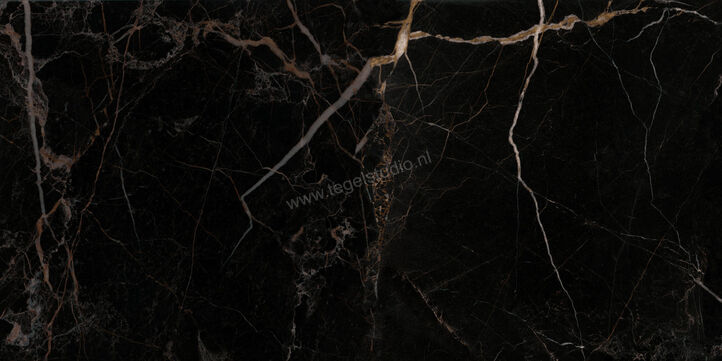  Ceramiche Caesar Anima Nero Atlante 60x120 cm Vloertegel / Wandtegel Glanzend Vlak Lucidato ADNV CAE | 354736