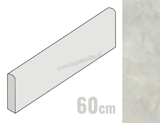  Ceramiche Caesar Anima Ever Royal Onyx 7.2x60 cm Plint Glanzend Vlak Lucidato AFD1 CAE | 354838