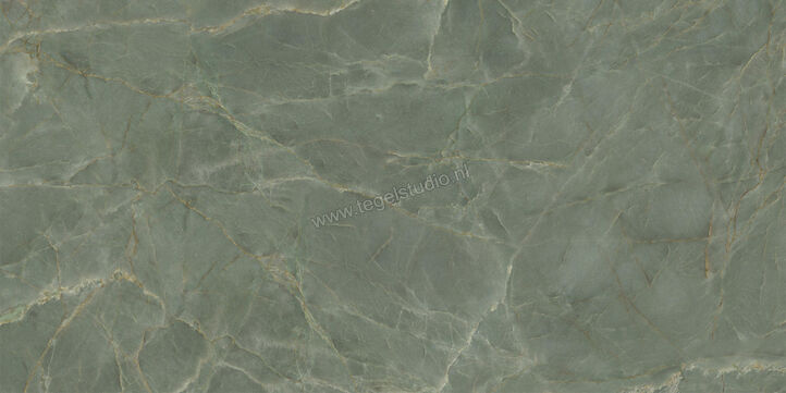  Ceramiche Caesar Anima Ever Sage Green 60x120 cm Vloertegel / Wandtegel Glanzend Vlak Lucidato AFBP CAE | 354898