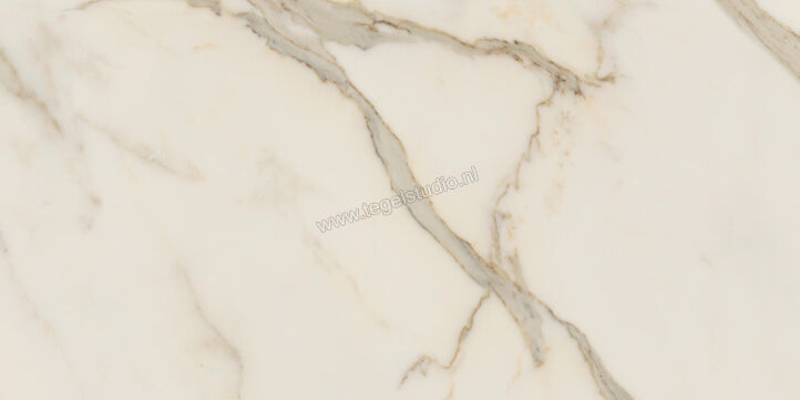  Ceramiche Caesar Anima Futura Golden White 60x120 cm Vloertegel / Wandtegel Glanzend Vlak Lucidato AGB4 CAE | 355708