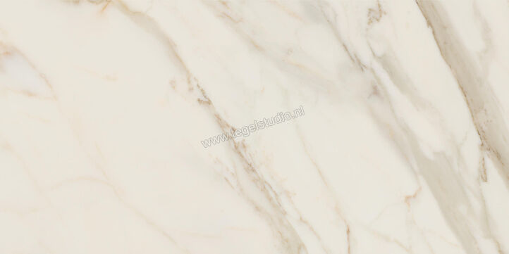  Ceramiche Caesar Anima Futura Golden White 60x120 cm Vloertegel / Wandtegel Glanzend Vlak Lucidato AGB4 CAE | 355720