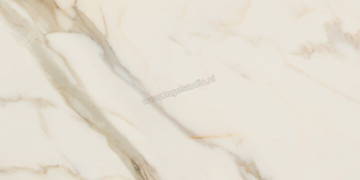  Ceramiche Caesar Anima Futura Golden White 60x120 cm Vloertegel / Wandtegel Glanzend Vlak Lucidato AGB4 CAE | 355726