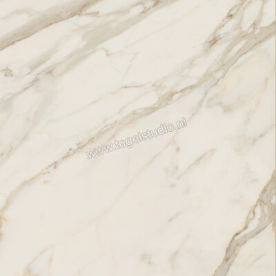  Ceramiche Caesar Anima Futura Golden White 120x120 cm Vloertegel / Wandtegel Glanzend Vlak Lucidato AGCB CAE | 355882